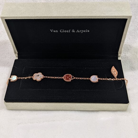 Van Cleef & Arpels Jewelry - Van Cleef & Arpels Lucky Spring Rose Gold Ladybug Bracelet